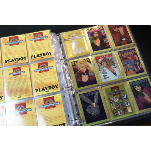 399 - Erotica - Approximately 351 Playboy Trading Cards mainly dating around 1990's including Chromium Cov... 