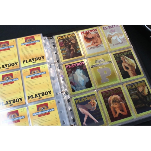 399 - Erotica - Approximately 351 Playboy Trading Cards mainly dating around 1990's including Chromium Cov... 