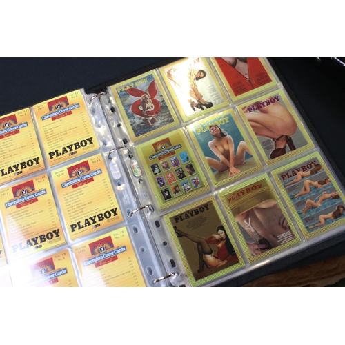 399 - Erotica - Approximately 351 Playboy Trading Cards mainly dating around 1990's including Chromium Cov... 