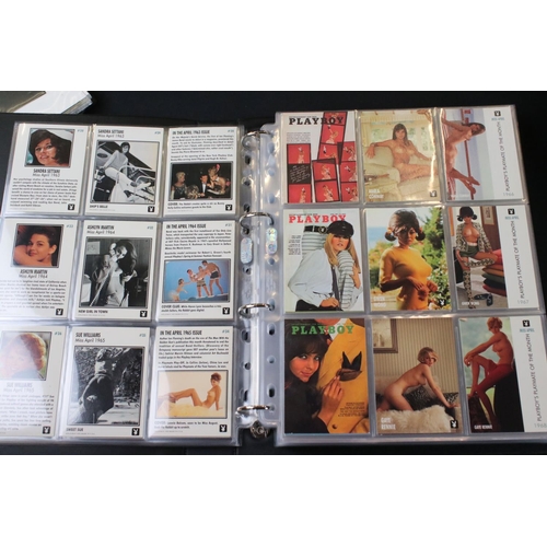 399 - Erotica - Approximately 351 Playboy Trading Cards mainly dating around 1990's including Chromium Cov... 