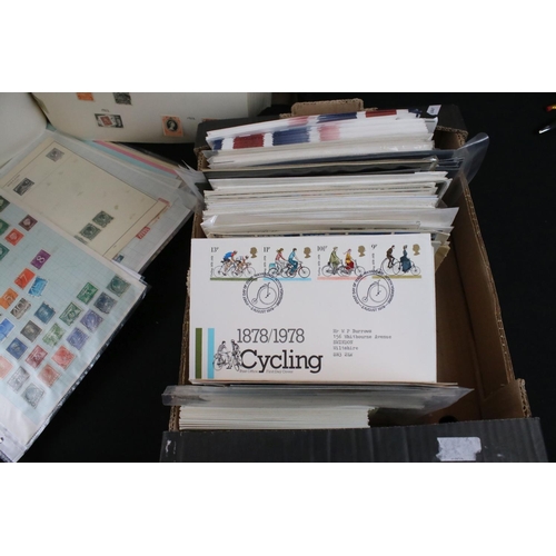 406 - Quantity of First Day Covers, 1970's onwards including London Paralympic Games together with a Quant... 