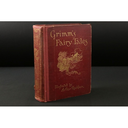 408 - Book - Grimm's Fairy Tales or The Fairy Tales of the Brothers Grimm, illustrated by Arthur Rackham, ... 