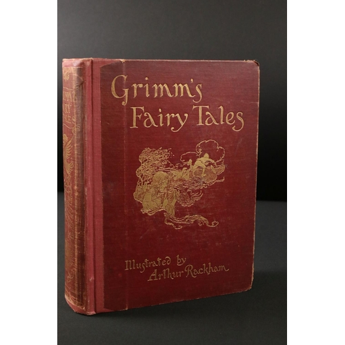 408 - Book - Grimm's Fairy Tales or The Fairy Tales of the Brothers Grimm, illustrated by Arthur Rackham, ... 