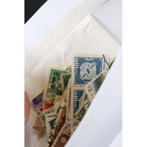 409 - Quantity of Loose Stamps sorted into envelopes including Countries of the World and Themes, plus a s... 