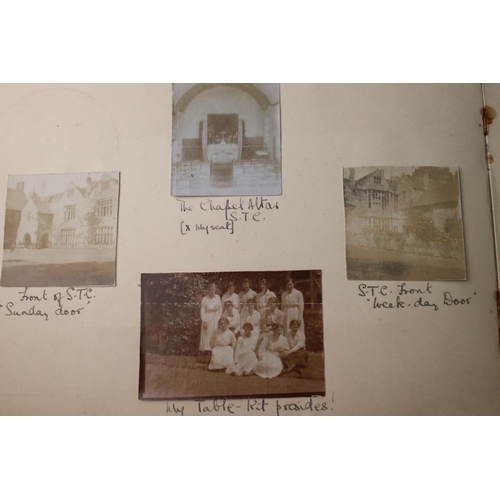 410 - Ephemera - An album dating around 1915 / 1916 relating to Salisbury Training College, Large Photogra... 