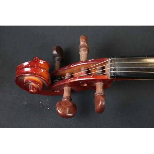 429 - Cased ' Lark ' Violin with bow together with Boxed Soprano Ukulele