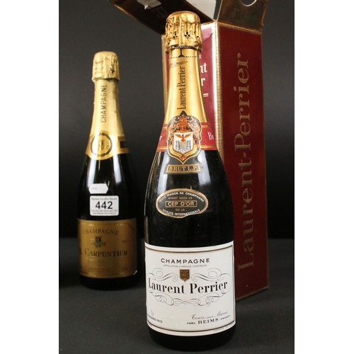 442 - A collection of four bottles of Champagne to include A. Carpenter, Antoine De Clevecy, Moet & Chando... 