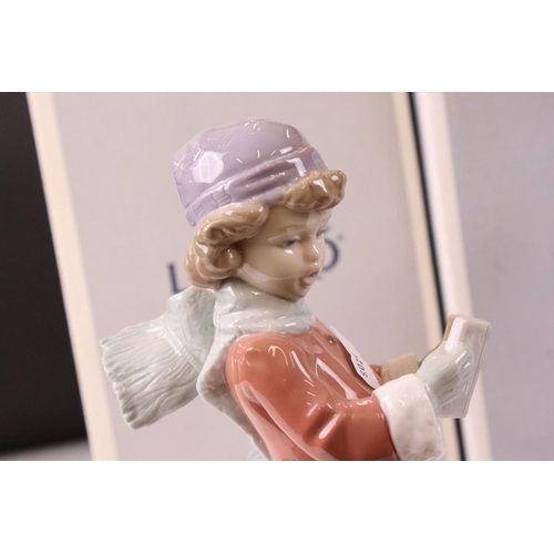 48 - Two Lladro Figures including ' A Christmas Duet ' model 06714 and ' Sack of Dreams ' model 6894, bot... 