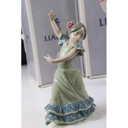 50 - Three Lladro Figuries including ' Little Matador ' model 010.06178, ' Lolita ' model 010.05192 and '... 