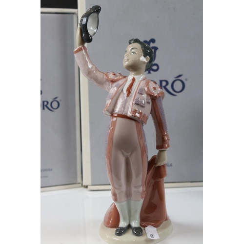 50 - Three Lladro Figuries including ' Little Matador ' model 010.06178, ' Lolita ' model 010.05192 and '... 