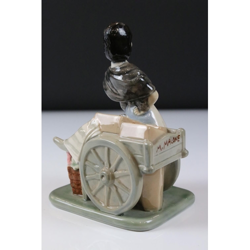 68 - Irish porcelain ' Molly Malone ' figure modelled by William Harper, 16.5cm high