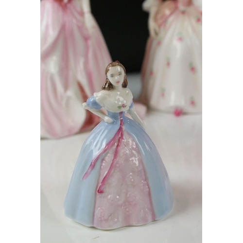 79 - Three Royal Doulton Figurines including Janet HN1537, The Milkmaid HN2057 and Christine HN3905, Roya... 