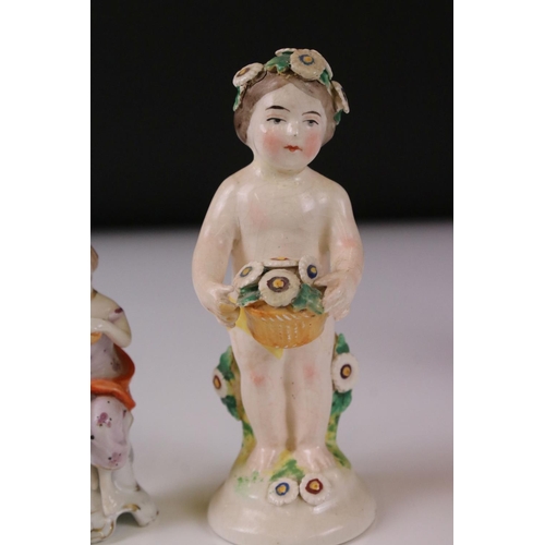 94 - Chelsea style Porcelain Figure Group of a Couple playing draughts, gold anchor mark to base, 16cm hi... 