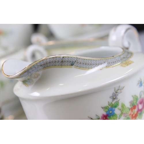 98 - 20th century Elephant China Tea Service comprising Teapot, Milk, Sugar, 8 Tea Cups, 8 Saucers, 8 Tea... 