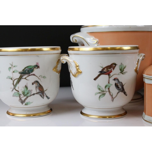 99 - Mixed lot of Ceramics including a Pair of Chelsea Oval Porcelain Serving Dishes decorated with birds... 