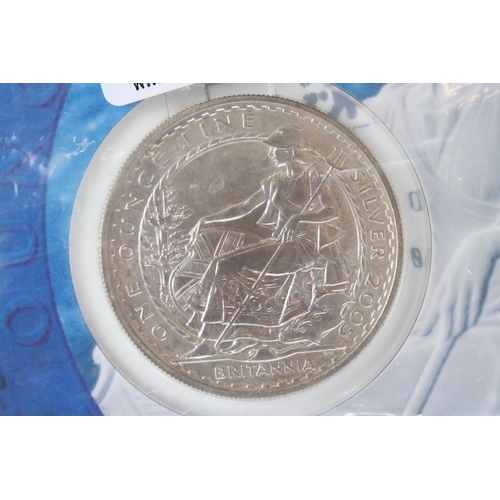 227 - Royal Mint 2005 silver bullion two pound Britannia coin