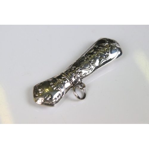 228 - Silver needle case