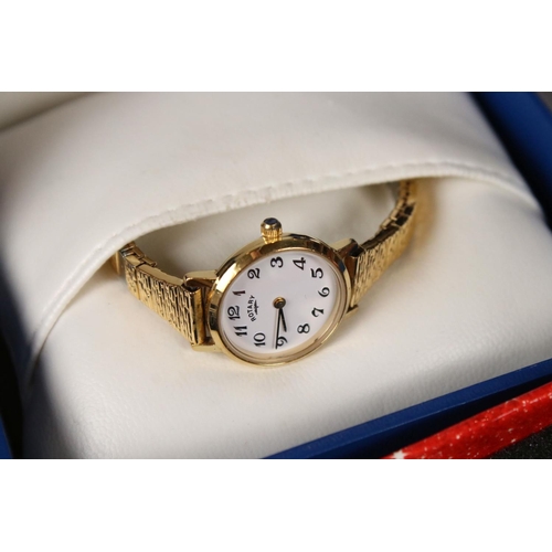 324 - A mixed collection of gents and ladies wristwatches to include Rotary and Sekonda examples.