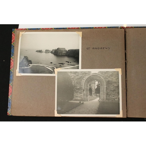 338 - Group of vintage photographs in albums, together with a few postcards & other ephemera