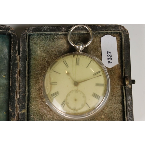 345 - A small group of mixed collectables to include a Goliath pocket watch, a silver cased pocket watch w... 