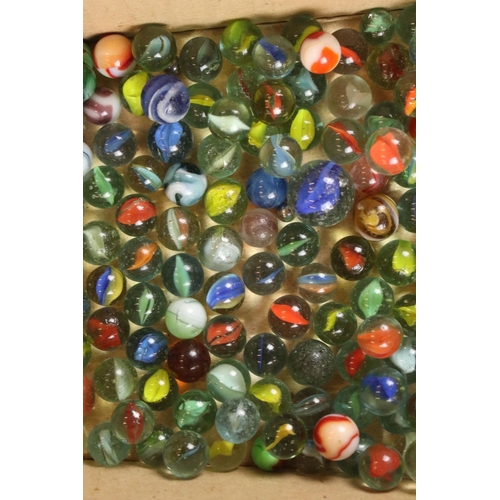 349 - A large collection of mixed marbles.