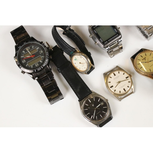 357 - Group of gents watches, to include Beacon Star, Pulsar etc