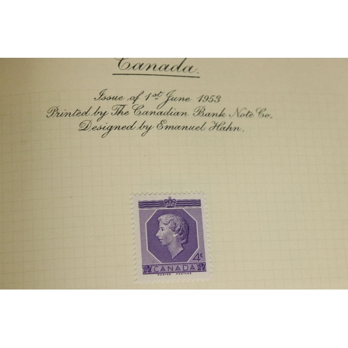 376 - A complete book of Coronation stamps dated June 1953.