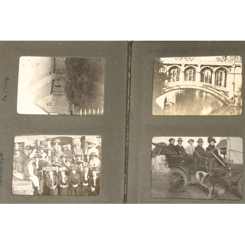 378 - Two vintage photograph albums with contents, possibly Cornwall and Clitheroe together with a selecti... 