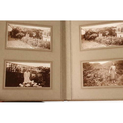 378 - Two vintage photograph albums with contents, possibly Cornwall and Clitheroe together with a selecti... 