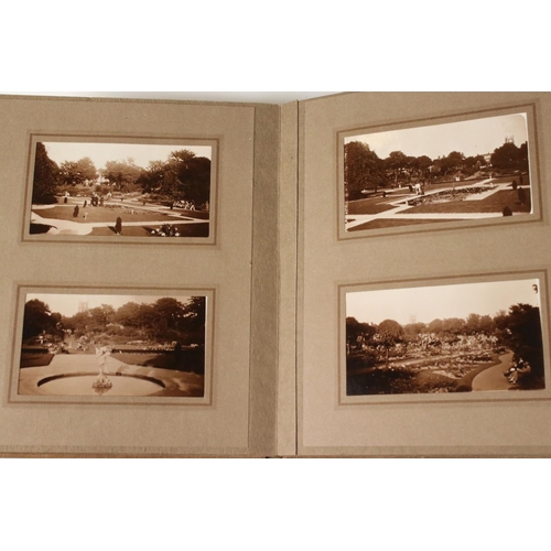 378 - Two vintage photograph albums with contents, possibly Cornwall and Clitheroe together with a selecti... 