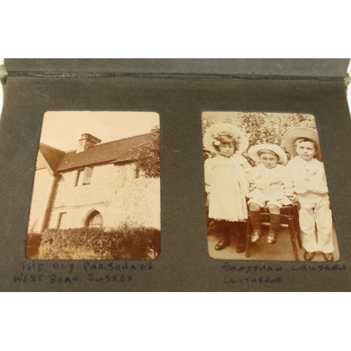 378 - Two vintage photograph albums with contents, possibly Cornwall and Clitheroe together with a selecti... 