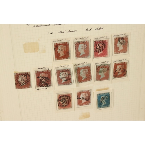 379 - A small collection of stamps to include Victorian and Edwardian examples.