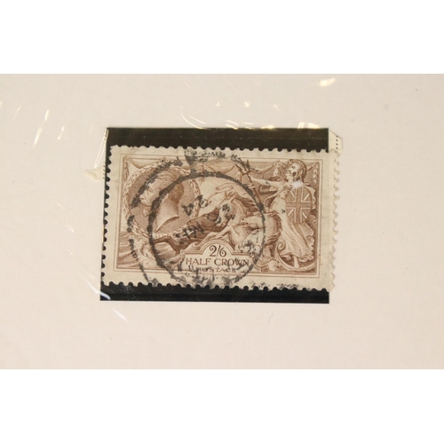 379 - A small collection of stamps to include Victorian and Edwardian examples.