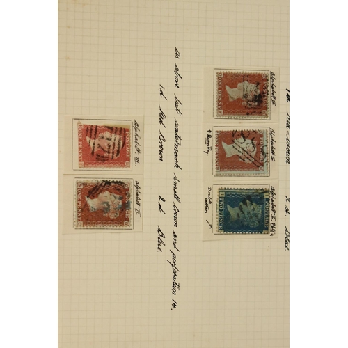 379 - A small collection of stamps to include Victorian and Edwardian examples.