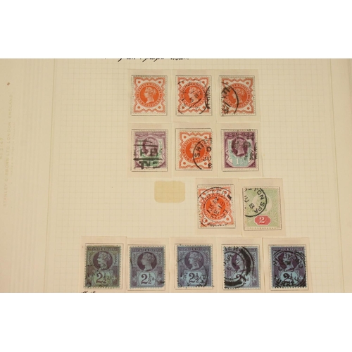 379 - A small collection of stamps to include Victorian and Edwardian examples.