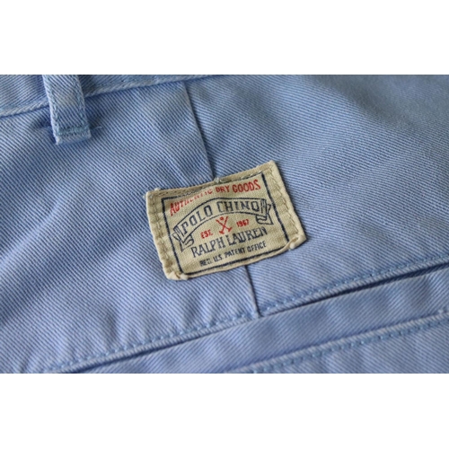 493 - Approximately Thirty Six Pairs of Polo Ralph Lauren Blue Cotton Trousers, as new mostly still in ori... 