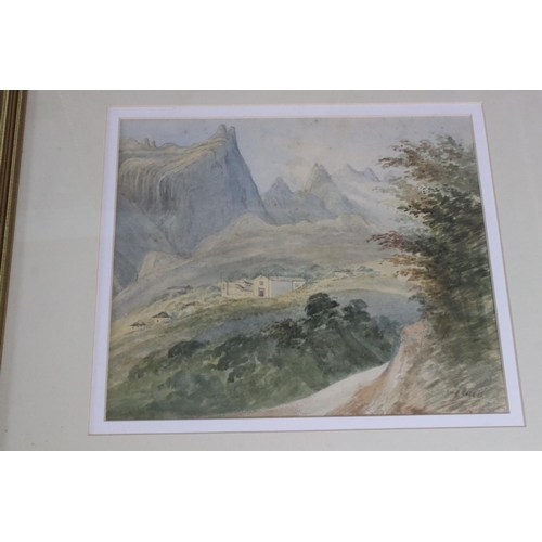 513 - Collection of Eight Watercolours, Early 20th century onwards, largest 58cm x 37cm