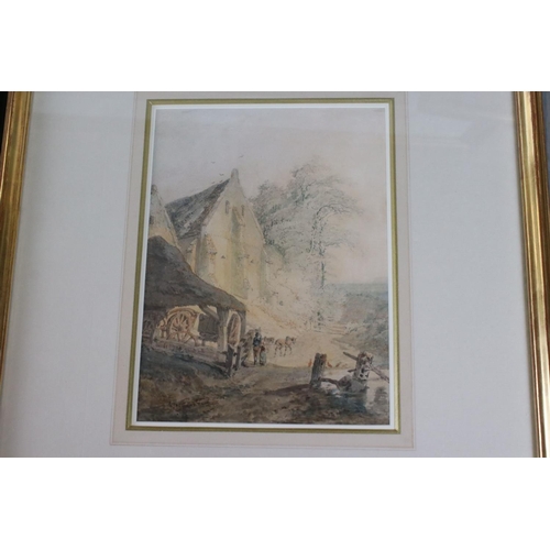 513 - Collection of Eight Watercolours, Early 20th century onwards, largest 58cm x 37cm