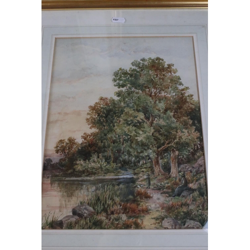 539 - John Syer (1815-1885), Three Landscape Watercolours, all signed J Syer, largest 50cms x 32cm, framed... 