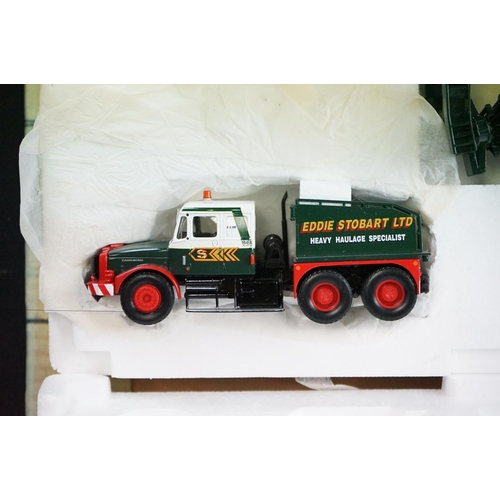 1108 - Two boxed Corgi Heavy Haulage ltd edn diecast models to include CC12305 Eddie Stobart Scammell Contr... 