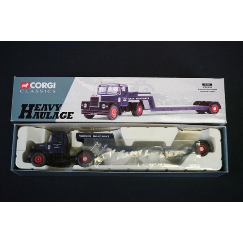 1110 - Six boxed Corgi Heavy Haulage diecast models to include CC12507 Atkinson Venturer 2 Axle King Traile... 