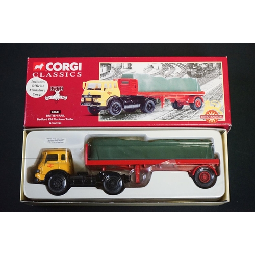 1111 - 11 Boxed Corgi diecast models to include 3 x Building Britain, 3 x The Queen Mother, 5 x British Rai... 