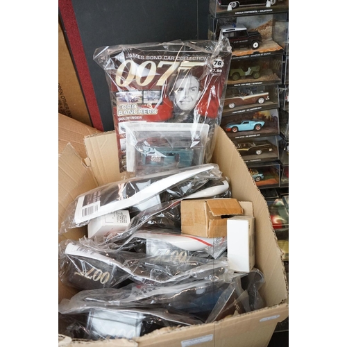 1112 - Collection of 95 cased and unopened The James Bond Car Collection diecast models, 7 x bagged with as... 