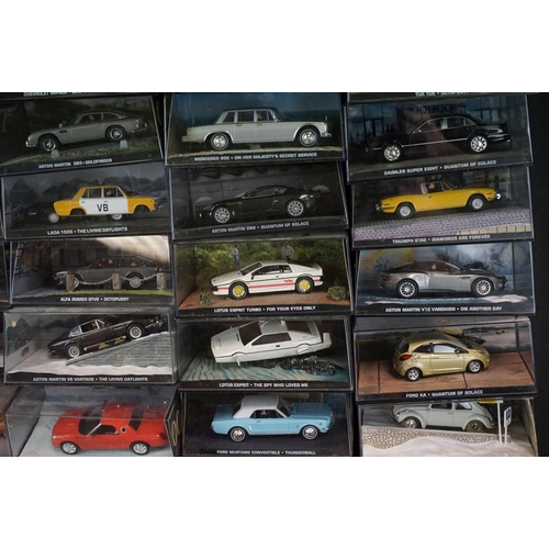 1112 - Collection of 95 cased and unopened The James Bond Car Collection diecast models, 7 x bagged with as... 