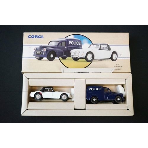 1113 - 37 boxed Corgi diecast models to include Tv Related, Public Service, 50's Classics, Cadburys, etc, c... 