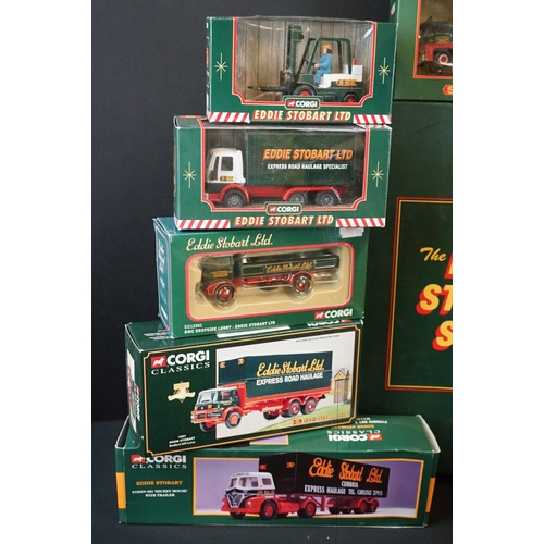 1122 - 41 Boxed Corgi Eddie Stobart diecast models to include TY99158 5 piece Superhauler Set, CC86610 The ... 