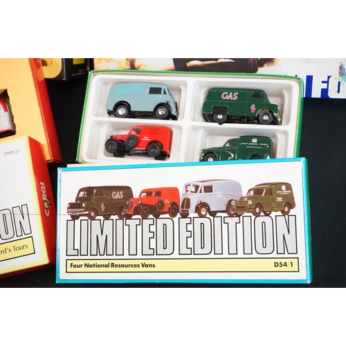 1128 - 20 Boxed Corgi diecast models and sets to include Transport Through The Ages set C88, 60 Years of Tr... 