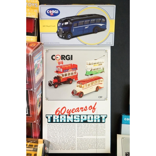 1128 - 20 Boxed Corgi diecast models and sets to include Transport Through The Ages set C88, 60 Years of Tr... 