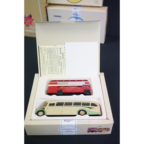 1130 - 21 Boxed Corgi Classics diecast models to include 7 x Classic Commercials from Corgi (97199 ltd edn,... 