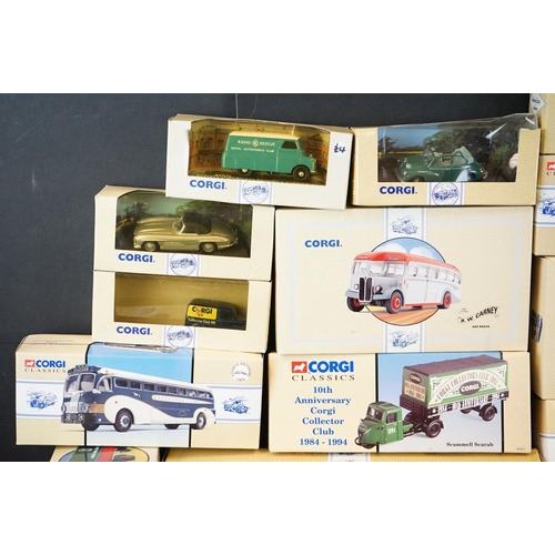 1130 - 21 Boxed Corgi Classics diecast models to include 7 x Classic Commercials from Corgi (97199 ltd edn,... 